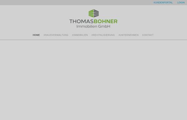 Vorschau von thomasbohner.de, THOMAS BOHNER Immobilien