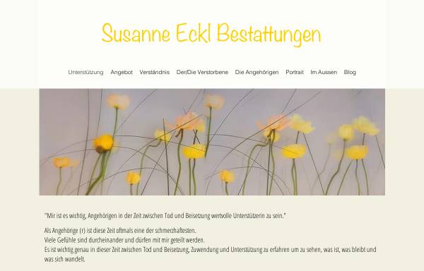 Susanne Eckl Bestattungen