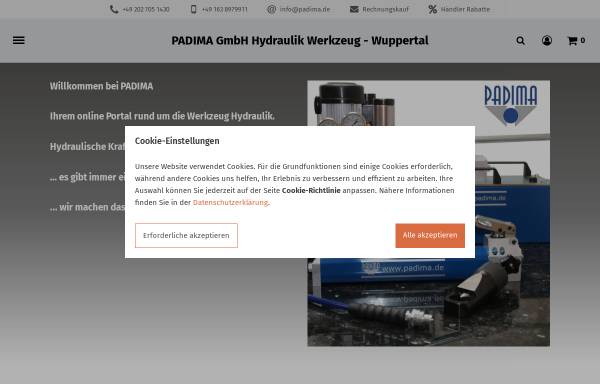 Vorschau von padima.de, Padima GmbH