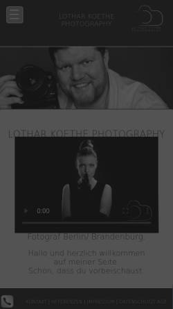 Vorschau der mobilen Webseite lothar.photo, Lothar Köthe Photography