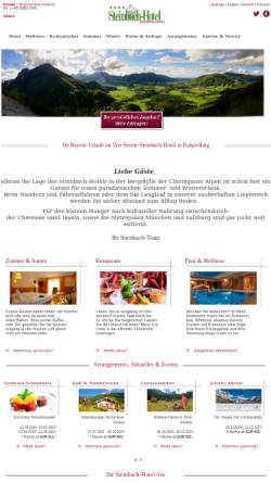 Vorschau der mobilen Webseite www.steinbach-hotel.de, Steinbach-Hotel