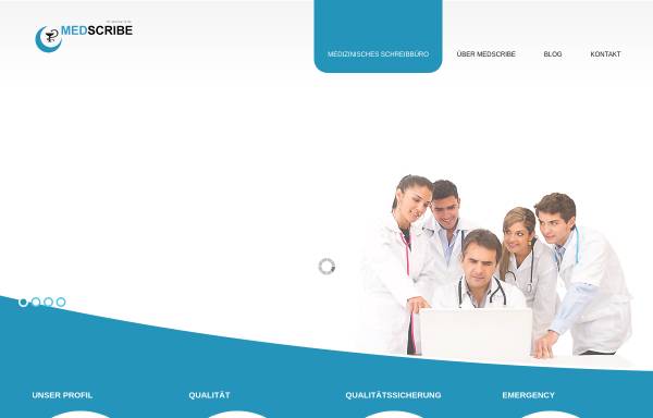 Vorschau von www.medscribe.de, MedScribe medizinischer Schreibservice