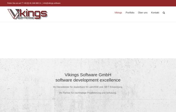 Vorschau von www.vikings.software, Vikings Software GmbH