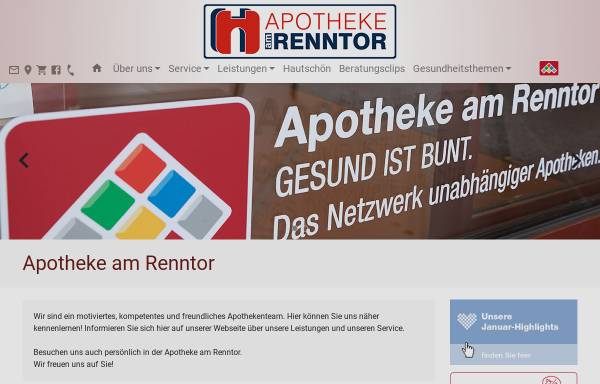 Vorschau von www.renntor.de, Apotheke am Renntor