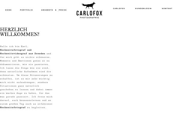 Vorschau von carlofox.de, CARLOFOX Photographie