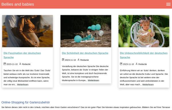 Vorschau von www.bellies-and-babies.de, Bellies and Babies UG und Co. KG