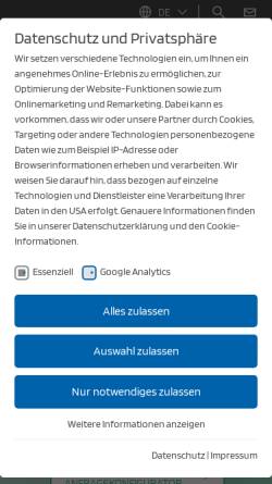 Vorschau der mobilen Webseite www.datafox.de, Datafox GmbH