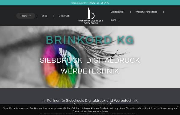 Vorschau von www.brinkord-siebdruck.de, Brinkord KG