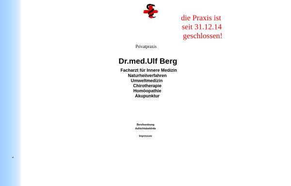 Vorschau von www.dr-berg.de, Dr. med. Ulf Berg, Herford