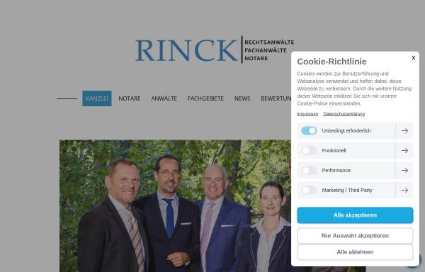 Vorschau von www.recht-rotenburg.de, RINCK Notare Rechtsanwälte Fachanwälte
