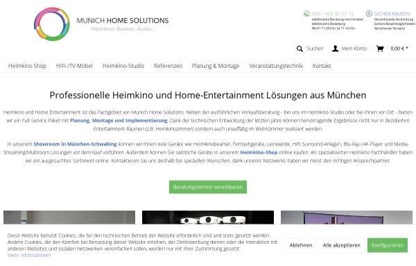 Vorschau von www.munichhomesolutions.de, Munich Home Solutions