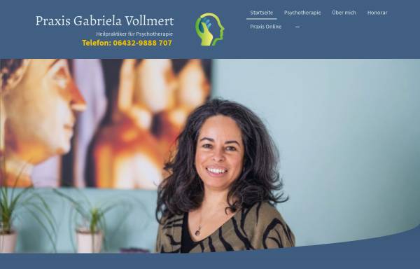 Vorschau von gabriela-vollmert.de, Praxis für Psychotherapie und Hypnose Gabriela Vollmert