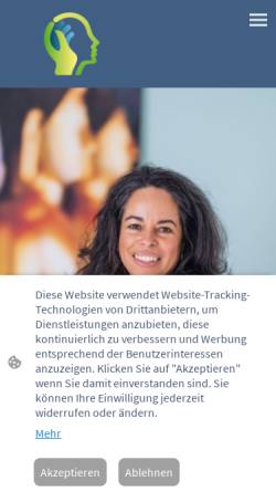 Vorschau der mobilen Webseite gabriela-vollmert.de, Praxis für Psychotherapie und Hypnose Gabriela Vollmert