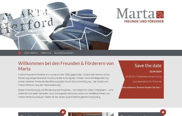 Vorschau von www.marta-freunde.de, MARTa Freunde und Förderer e.V.