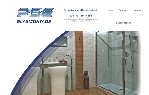 Vorschau von www.psg-glasmontage.de, PSG Glasmontage