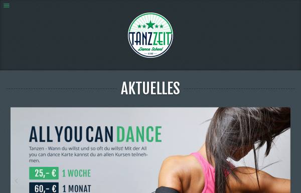 Vorschau von www.tanzzeit.eu, Tanzschule TanzZeit