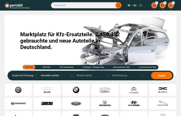 Vorschau von www.partsbit.de, PartsBit - Autoteile plus GmbH