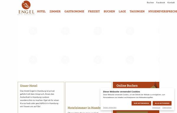 Vorschau von www.hotel-engel-hamburg.de, Hotel Engel Schlichting Hotel GmbH