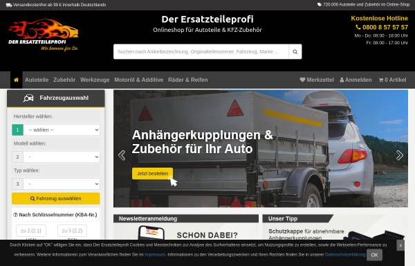 Vorschau von www.der-ersatzteile-profi.de, Certus Autoteile GmbH