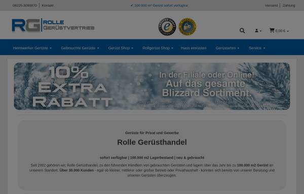 Vorschau von www.rolle-gerueste.de, Rolle Scaffolds