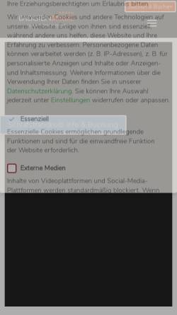 Vorschau der mobilen Webseite backsteindeluxe.de, Backstein Deluxe
