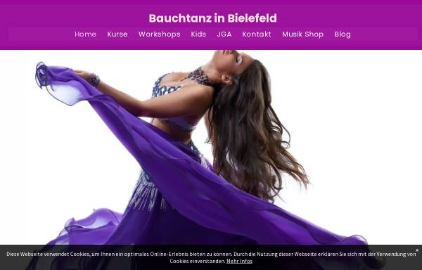 Vorschau von www.negina.de, Tanz Oase Bielefeld