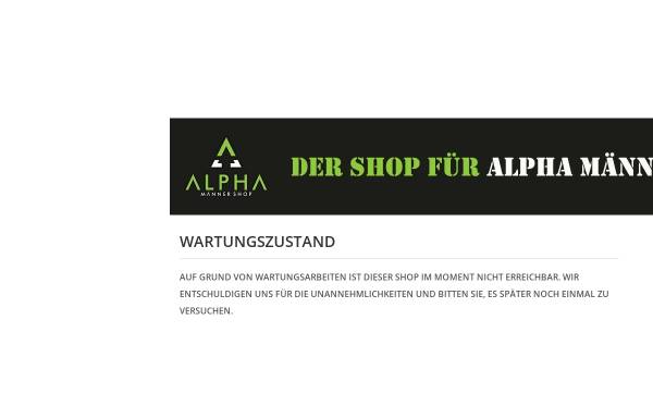 Vorschau von www.alpha-maenner-shop.com, Alpha Männershop