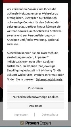 Vorschau der mobilen Webseite www.ak-kuechen.de, Armbruster Küchen GmbH