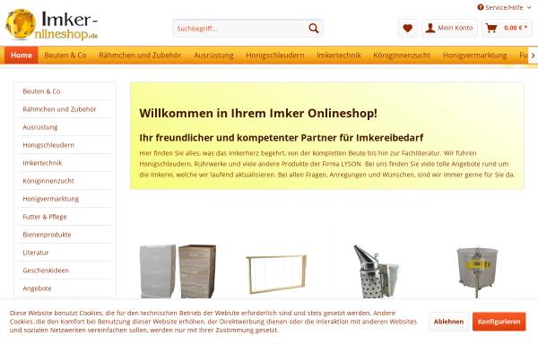 Vorschau von imker-onlineshop.de, Imker-Onlineshop - Inh.: Nils Duensing