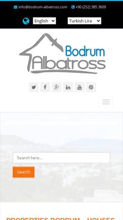 Vorschau der mobilen Webseite bodrum-albatross.com, Bodrum Albatross