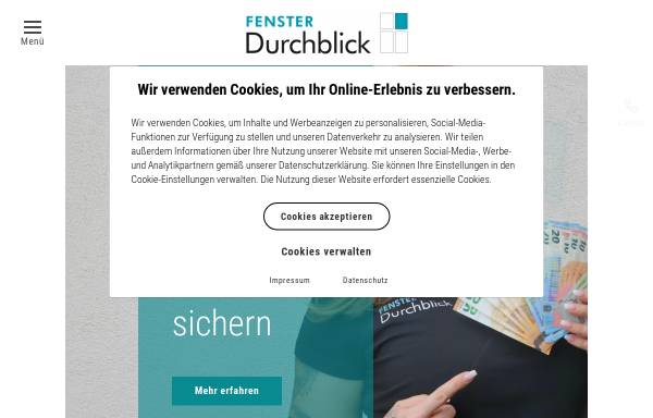 Vorschau von www.fensterdurchblick.com, Fenster Durchblick GmbH