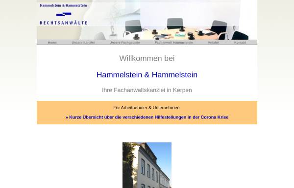 Vorschau von www.hammelstein.de, Hammelstein & Hammelstein Anwaltskanzlei
