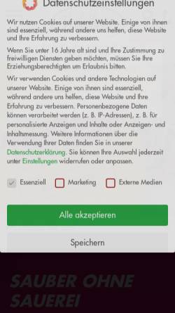 Vorschau der mobilen Webseite www.verleihnix.de, Verleihnix Maschinenverleih