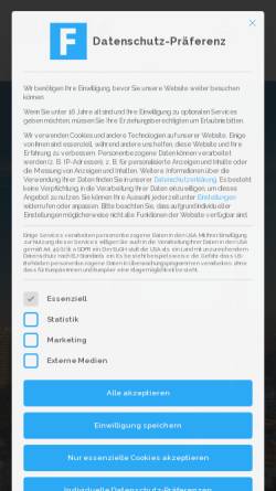 Vorschau der mobilen Webseite gr-ferma.de, Gebäudereinigung FERMA