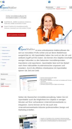 Vorschau der mobilen Webseite www.openmakler.de, OpenMakler - S.C. Systems UG