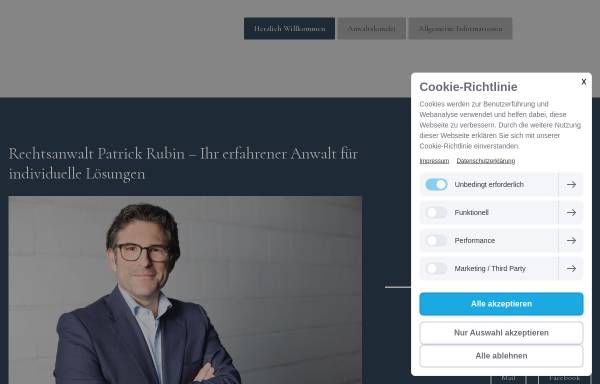Vorschau von www.rubin-rechtsanwalt.de, Rechtsanwalt Patrick Rubin