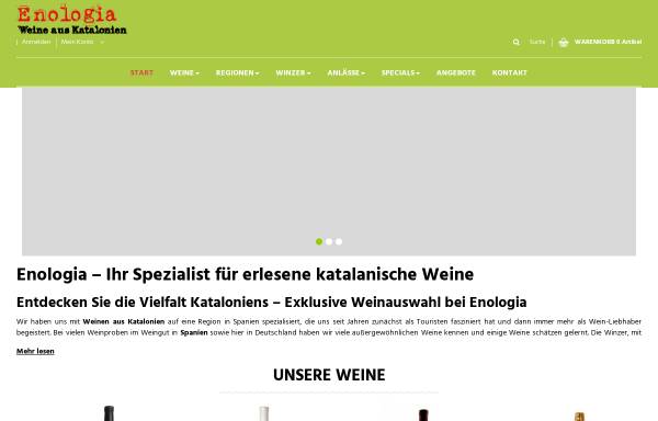 Vorschau von enologia-wein.de, Enologia-Wein
