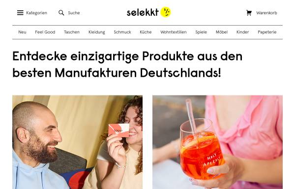 Marktplatz für junges Produktdesign