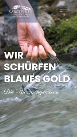 Sarsteiner Gold – Die Wasseringenieure e.U. Martin Franz Neuhuber