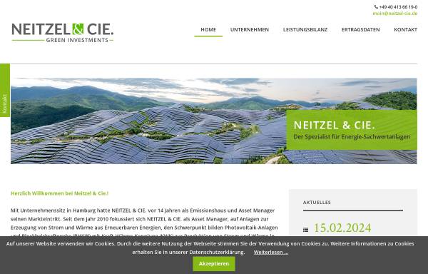 Vorschau von www.neitzel-cie.de, Neitzel & Cie. Gesellschaft für Beteiligungen mbH & Co. KG