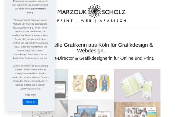 Vorschau von grafikdesign-marzoukscholz.de, Digital & Print Design MONA MARZOUK-SCHOLZ