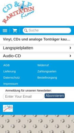 CD-LP-Raritäten Kraus