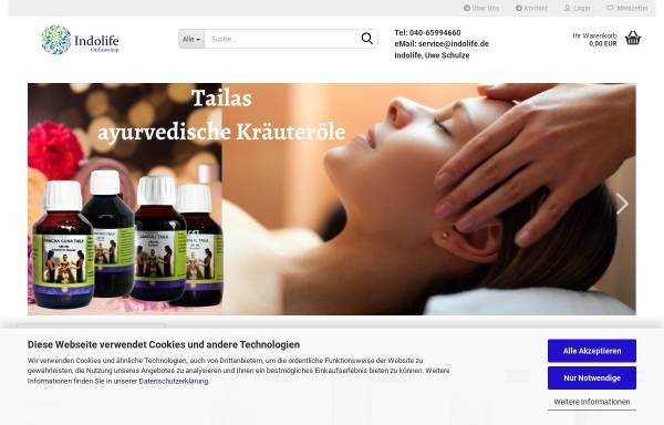 Vorschau von asia-drogerie.de, Indolife Onlineshop