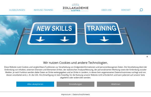 Vorschau von www.zoll-akademie.at, Zoll Akademie Austria