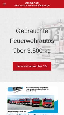Vorschau der mobilen Webseite www.grisu-car.eu, GRISU-CAR