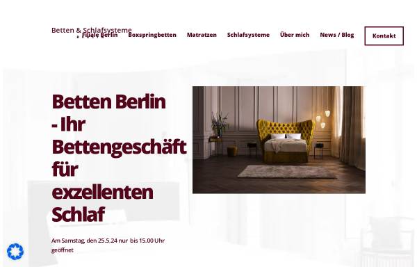 Vorschau von www.betten-schlafsysteme.de, Betten- & Schlafsysteme Berlin