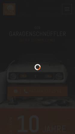 Vorschau der mobilen Webseite www.garagenschnueffler.at, Garagenschnüffler