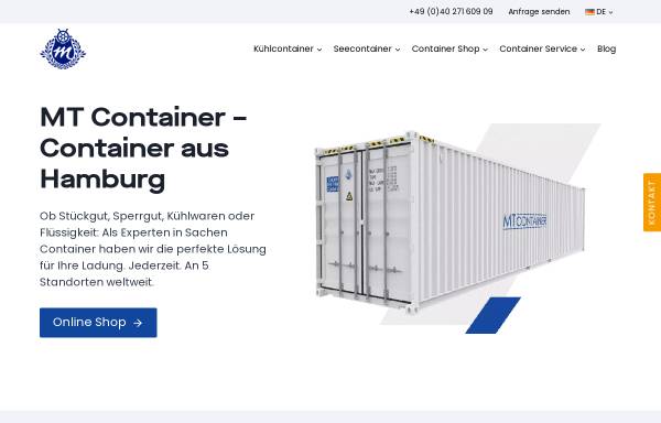 Vorschau von www.mtcontainer.de, MT Container GmbH