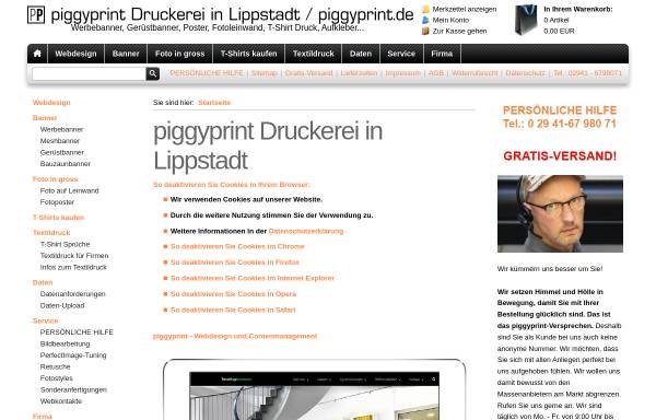 Vorschau von www.piggyprint.de, piggyprint