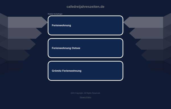 Vorschau von www.cafedreijahreszeiten.de, Cafe Drei Jahreszeiten
